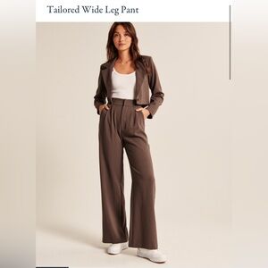 Abercrombie Tailored Wide Leg Pant
